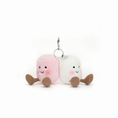 Jellycat Amuseables Pair of Marshmallows Tas Bedeltje | MA0728453